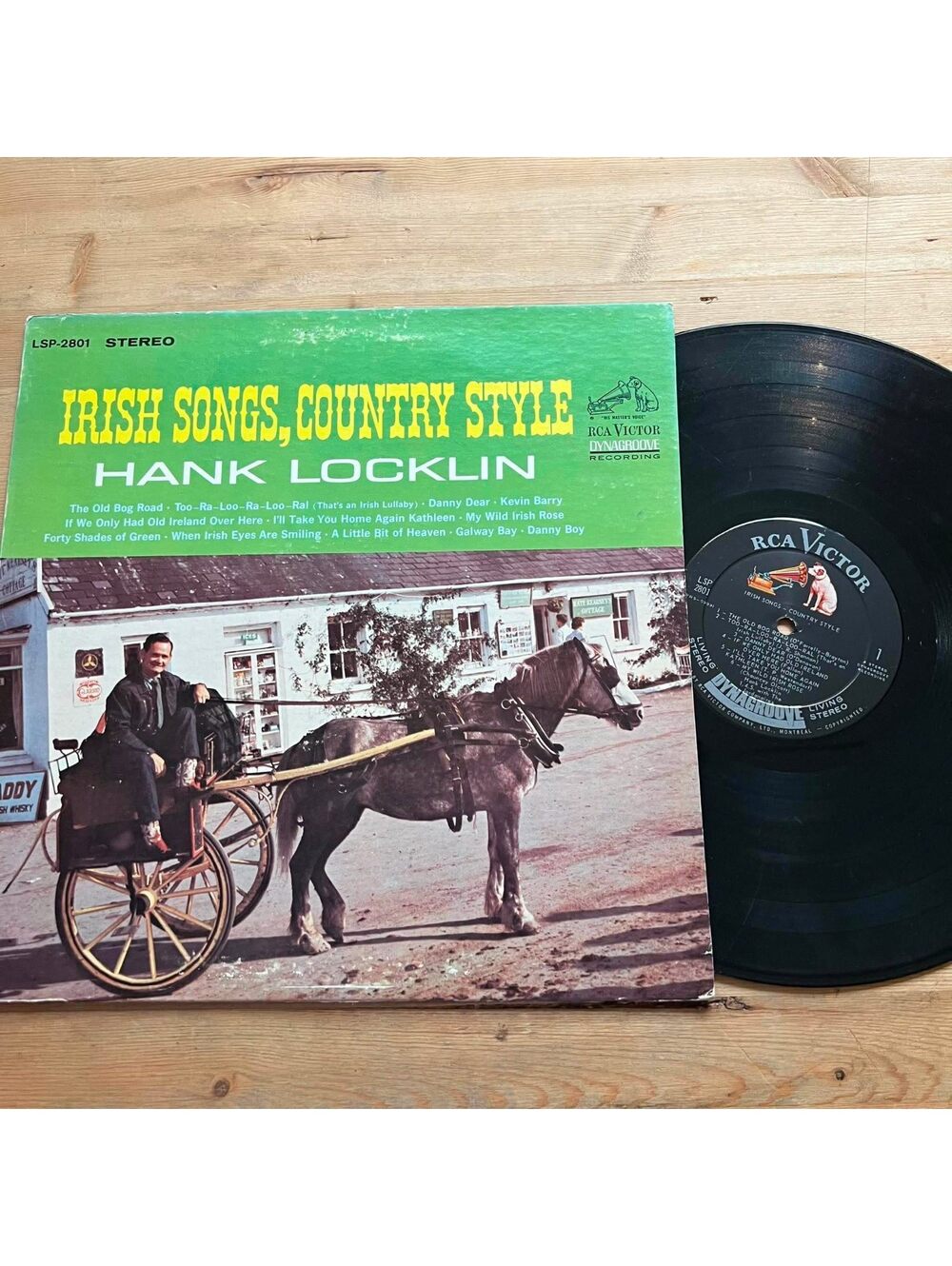 Hank Locklin - Irish Songs, Country Style 33rpm VG+ VR19